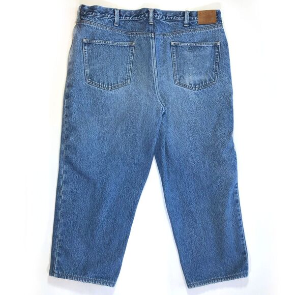 Lands' End Blue Denim Men's Jeans 100% Cotton Size 40 - Picture 5 of 9